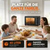 Sommertal Minibackofen 45L mit Drehspieß & Umluft, 2000W, Produktbild-Vorschau 5