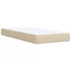 Boxspringbett mit Matratze Creme 90x190 cm Stoff Produktbild-Vorschau 9
