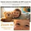 Babyphone vidéo BOIFUN avec écran divisé et 2 caméras, Voir les images du produit 6