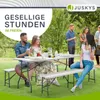 Juskys Bierzeltgarnitur Bayreuth 3-teilig & klappbar – 180 Produktbild-Vorschau 8