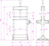 EBERTH Hydraulikpresse Werkstattpresse 12T Presse Produktbild-Vorschau 6