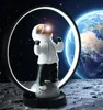 BRUBAKER Astronaut in Anime Pose - 33 cm Tischlampe mit LED Produktbild-Vorschau 3