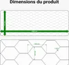 Wiltec Grillage de volière Acier Galvanisé – Mailles 50 mm Voir les images du produit 3