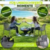 Lot de 2 chaises de jardin tillvex® empilables et Voir les images du produit 7