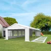 TOOLPORT Partyzelt 4x8 m Pavillon starke PVC 600 N Plane Produktbild-Vorschau 4