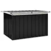vidaXL Gartenbox Anthrazit 109 x 67 x 65 cm -  Gartenboxen Produktbild-Vorschau 4