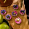 HOMLA FLORAL AURA Sada 6 svíček, fialky, 126 g Náhled obrázku produktu 2