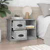 The Living Store Nachttisch Betongrau 60x35,5x45 cm Produktbild-Vorschau 3