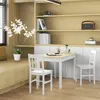 HOMCOM Set da 2 sedie da sala da pranzo, sedie da cucina Anteprima dell’immagine prodotto 9