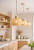 Luxolar LED Pendelleuchte E27 Rattan Boho Beige/Grau - Produktbild-Vorschau 3