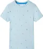 vidaXL Kinder-T-Shirt Hellblau 116 Produktbild-Vorschau 7