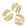 60 (19.1) Ring Spirale goldfarben aus Edelstahl für Damen Produktbild-Vorschau 2