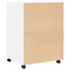 vidaXL Szafka na kółkach biała 60x48x81 cm materiał Podgląd zdjęcia produktu 6