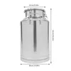 60L Pot à lait en acier inoxydable avec couvercle Réservoir Voir les images du produit 2