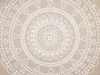 BELIANI Sada 2 polštářů béžová a bílá polyester 45 x 45 cm Náhled obrázku produktu 7