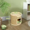 PawHut Kratztonne, 37 cm Hoch Katzentonne, Katzenhöhle mit Produktbild-Vorschau 3