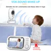 Babyphone mit Kamera und Audio, Baby Monitor, 720P, 3,5 Produktbild-Vorschau 5