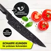 GOURMETmaxx Messerset inkl. Sparschäler - 6-tlg. - schwarz Produktbild-Vorschau 3