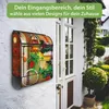 banjado Design Briefkasten Stahl schwarz mit Zeitungsfach Produktbild-Vorschau 3