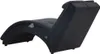 vidaXL Massage Chaiselongue mit Kissen Schwarz Kunstleder Produktbild-Vorschau 4