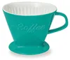 Creano Porzellan Kaffeefilter (Jadegrün), Filter Größe 4 Produktbild-Vorschau 1