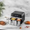 KRAFT&DELE | Teplovzdušná fritéza, 2 komory, 2500W, Náhľad obrázku produktu 20