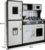 DŘEVĚNÁ HRAJÍCÍ KUCHYNĚ PRO DĚTI VELKÁ KUCHYNĚ SVĚTLO Náhled obrázku produktu 3