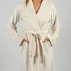 Bademantel Mikrofaser Creme L/XL Produktbild-Vorschau 5
