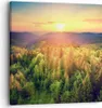 Bild auf Leinwand - Leinwandbild - Berge Natur - 40x40cm - Produktbild-Vorschau 1