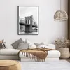 Gerahmtes Poster - Schwarzer Rahmen - Brücke Brooklyn Produktbild-Vorschau 7