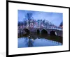 MuchoWow® Gerahmtes Poster Amsterdam - Winter - Wasser Produktbild-Vorschau 1