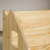 Bücherregal BRUNO 4 Fächer aus Massivholz - natur Produktbild-Vorschau 3