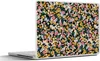 MuchoWow® Laptop Aufkleber Sticker Cover Blumen - Produktbild-Vorschau 1