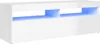 vidaXL TV-Schrank mit LED-Leuchten Hochglanz-Weiß 120x35x40 Produktbild-Vorschau 14