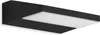 A black LED outdoor wall light with a white diffuser. Produktbild-Vorschau