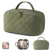 Borsa cosmetica imbottita da donna, borsa per trucchi Anteprima dell’immagine prodotto 2