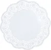 Papstar punte per dolci bianche rotonde 30cm 100 pezzi Anteprima dell’immagine prodotto 2