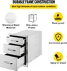 VEVOR 3 tiroirs BBQ Tiroirs 36X51cm Barbecue Gaz Acier Voir les images du produit 11