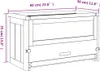 vidaXL Gabbia per criceti 60x30x35 cm in legno massiccio Anteprima dell’immagine prodotto 10