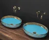 Umývadlo na dosku Rea MARGOT BLUE/GOLD Náhľad obrázku produktu 7