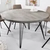 riess-ambiente Runder Esstisch SCORPION 120cm grau Mango Produktbild-Vorschau 1