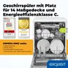 Exquisit Geschirrspüler 60 cm, Unterbaufähig, EEK: C, 12 Produktbild-Vorschau 2