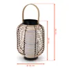 3.07 LED Laterne Rattan mit Timer - ca. 24 x 18 cm - Innen Produktbild-Vorschau 2