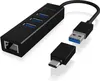 Hub IcyBox 4-Port IB-HUB1419-LAN USB 3.0 Hub & LAN Adapter Produktbild-Vorschau 4