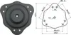 A diagram showing the dimensions of a product next to an image of the product. Produktbild-Vorschau