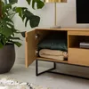 home24 Tv-Lowboard - Echtholzfurnier / Eisen - Breite 181 Produktbild-Vorschau 10