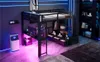 Hoogslaper 140 x 200 cm met bureau, 3 lades, open Productafbeelding-voorbeeld 10