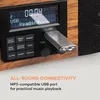 auna Verticalo SE DAB retro gramofon DAB+ UKW tuner USB BT Náhled obrázku produktu 4