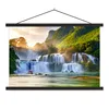 MuchoWow® Textilposter Wasserfall - Pflanzen - Sonne - Produktbild-Vorschau 1