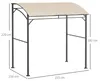 Grillpavillon mit 10 Haken, Gartenpavillon Stahlrahmen Produktbild-Vorschau 5